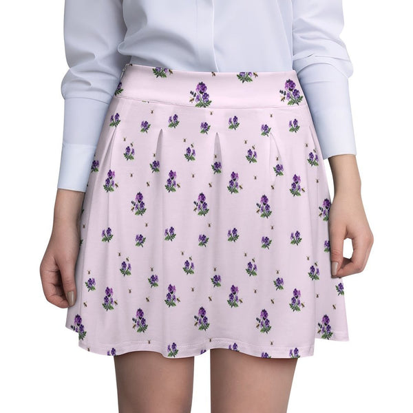 All Over Print Skater Skirt longuette