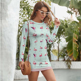 Women&#039;s Long Sleeve Dress leisure wear