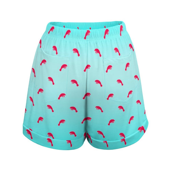 Women&#039;s High-Waisted Loose Shorts High waist loose shorts