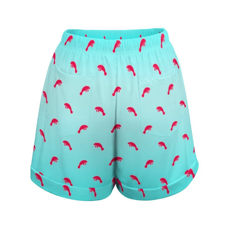 Women&#039;s High-Waisted Loose Shorts High waist loose shorts