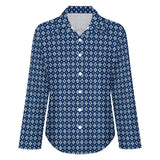 Peacefully Posh Long Sleeve Cropped hem Blouse