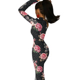 One-Shoulder Slit Maxi Dress Half sleeve split dress