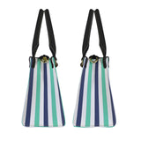striped print 15A PU Leather Handbag-Small (Model 1747)