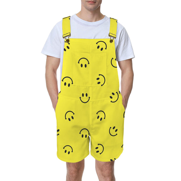 Gregarious Unisex Shorts Suspender Jumpsuit