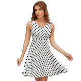 V-Neck Sleeveless Dress (NZ022)  Frocks