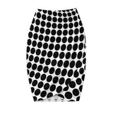 Tulip Hem Pencil Skirt Strapless dress