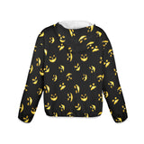 jack o lantern print 4A Women's Lightweight Sun Protection Hoodie (Model H62)