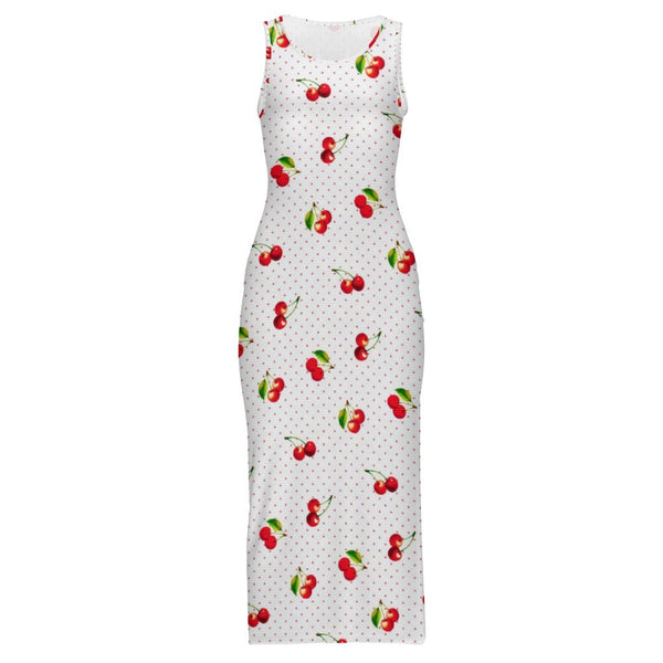 Sleeveless Bodycon Side Slit Long Dress Split cheongsam