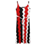 Sleeveless dress Tie Waist Sleeveless Dress