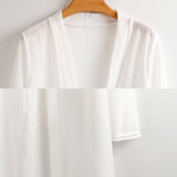 Women's Mid-Length Cardigan (NZ060) Medium length cardigan - Objet D'Art