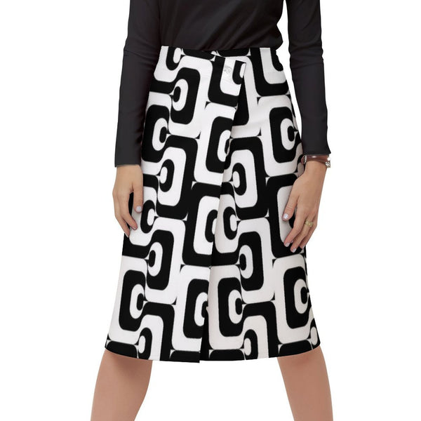 Women&#039;s Wrap Skirt Button skirt