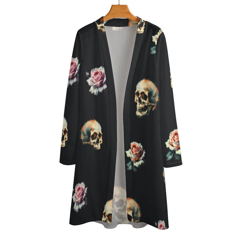 Women&#039;s Mid-Length Cardigan (NZ060) Medium length cardigan