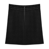Polka Dots Zipper Skirt