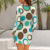 Hollow Slim-Fit Dress Slim dress with hollow waist