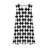 All Over Print Sleeveless Dress Sleeveless dress