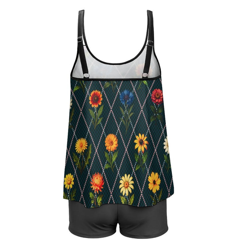 Swimsuit suit Two-piece Swimsuit (QZ6072)