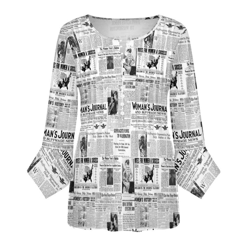 Women&#039;s Ruffled Petal Sleeve Top Women's ruffled petal sleeve top