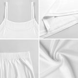 Paisley Women's Iace Silk Spaghetti Strap Shorts Pajama Set