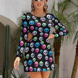 Hollow Slim-Fit Dress Slim dress with hollow waist