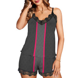 shell purse 6 Women's Lace Camisole Pajama Set