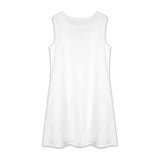 All Over Print Sleeveless Dress Sleeveless dress