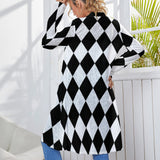 Medium length cardigan Women's Mid-Length Cardigan (NZ060)