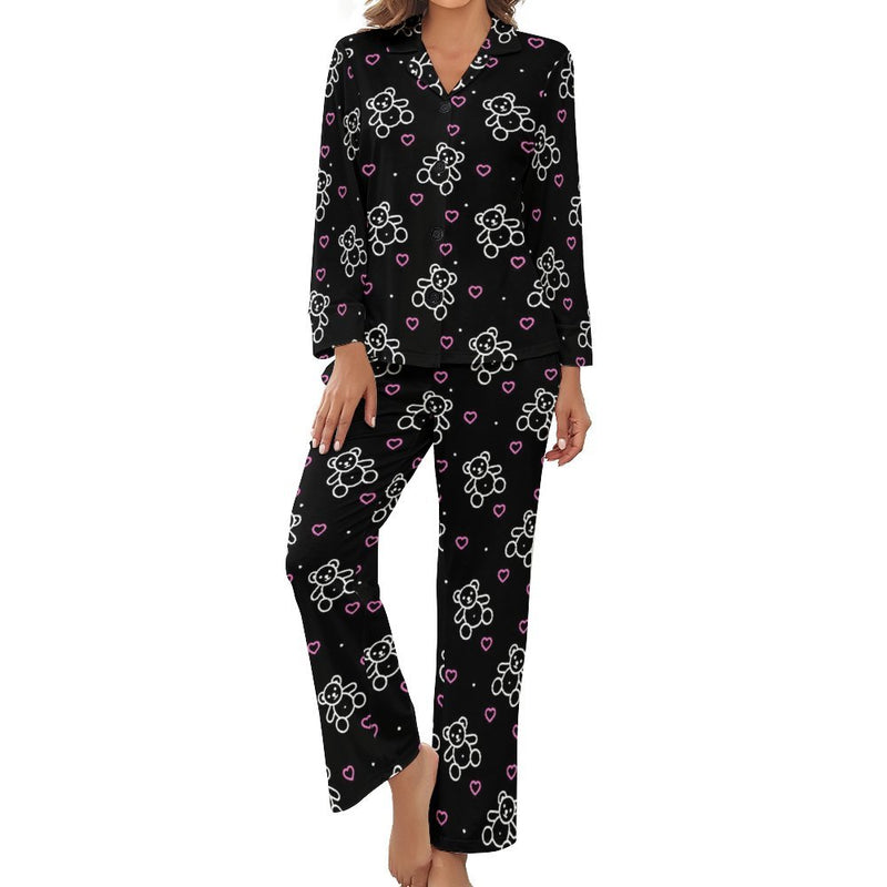 Women&#039;s Satin Pajama Set Pajamas