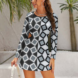 Hollow Slim-Fit Dress Slim dress with hollow waist