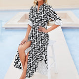 Button-Up Long Sleeve Shirt Dress Long sleeved shirt dress