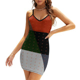 Sexy Spaghetti Strap Dress Women's sling dress