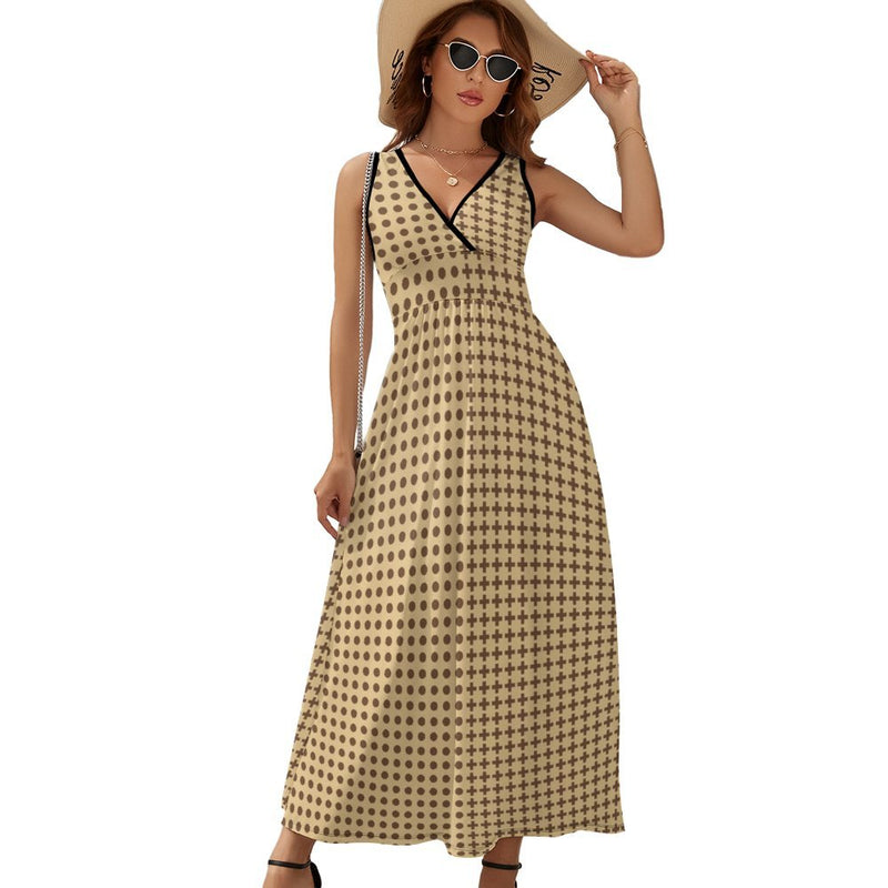 Sleeveless Long Dress (NZ028) Sleeveless dress