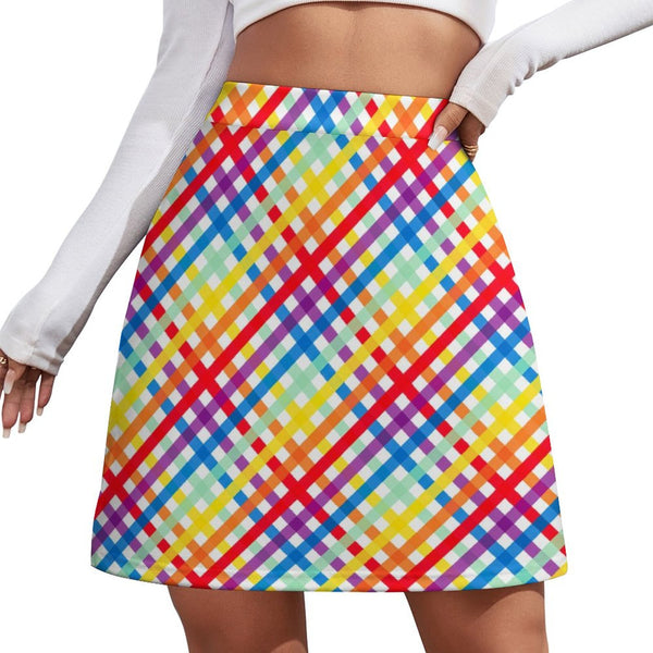 All Over Print Skirt (ALQ) Short skirt