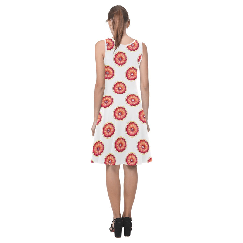 grapefruit wheel print 2A Atalanta Sundress (Model D04)
