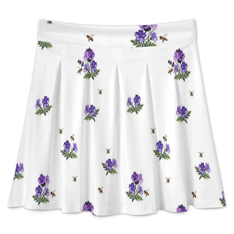 All Over Print Skater Skirt longuette