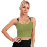 POlka Dot Yoga Top with Bra Pad