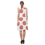 grapefruit wheel print Atalanta Sundress (Model D04)