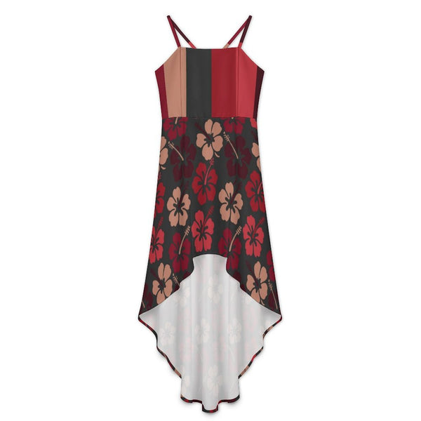 Tailcoat skirt Women's High-Low Spaghetti Strap Dress