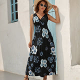 Sleeveless dress Sleeveless Long Dress (NZ028)