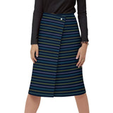 Women's Wrap Skirt Button skirt