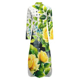 Button-Up Long Sleeve Shirt Dress Long sleeved shirt dress