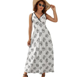 Sleeveless Long Dress (NZ028) Sleeveless dress
