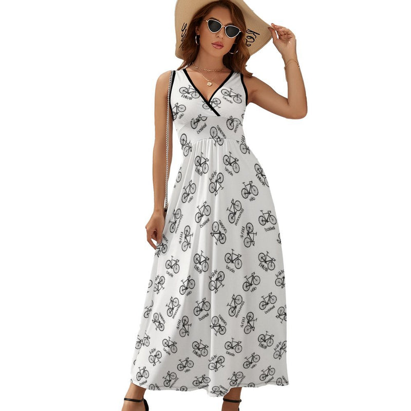 Sleeveless Long Dress (NZ028) Sleeveless dress