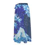 5blue wave7 Women's Long Knot Side Cover Up