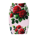 Tulip Hem Pencil Skirt Strapless dress