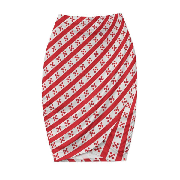 Tulip Hem Pencil Skirt Strapless dress