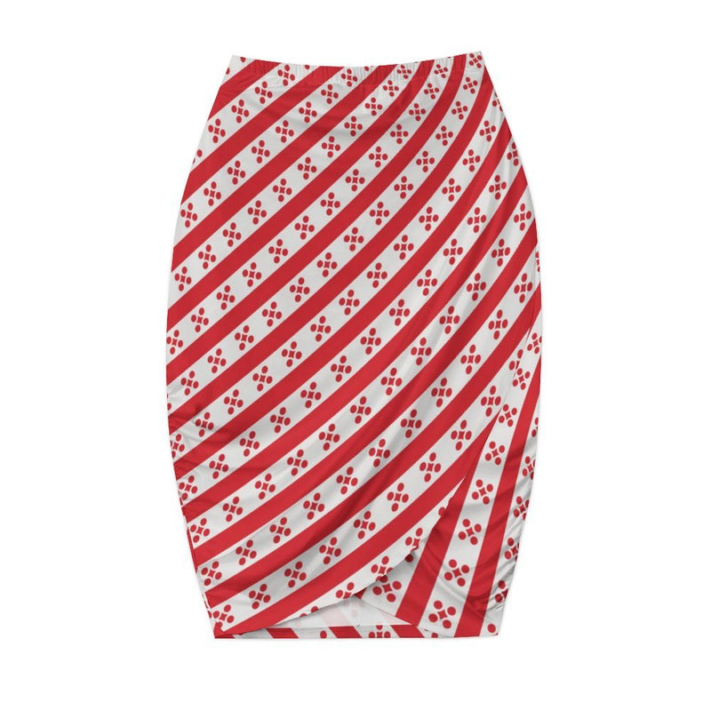 Tulip Hem Pencil Skirt Strapless dress