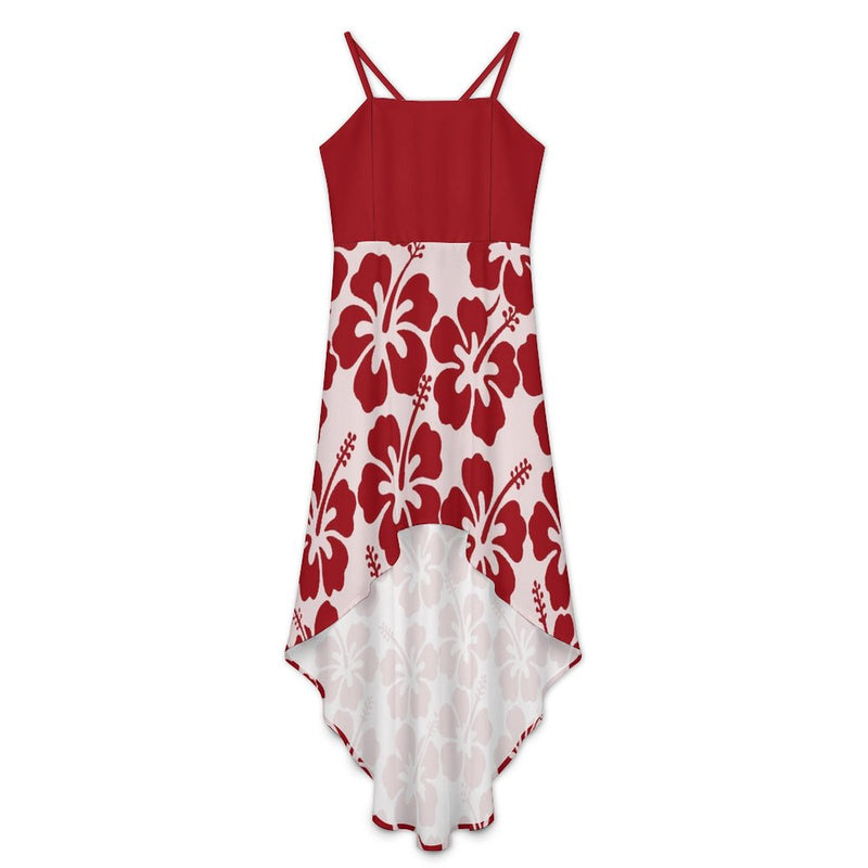 Tailcoat skirt Women's High-Low Spaghetti Strap Dress