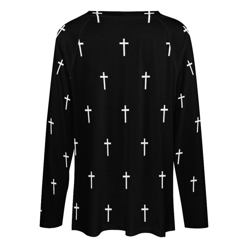 Women&#039;s Long Sleeve Loose Tee (TLREV2) Long sleeve loose tee