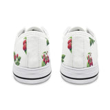 raspberry print sneakers Seattle Low Top Men's Shoes (Model 1013-6)