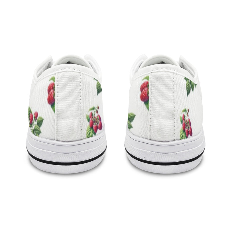 raspberry print sneakers Seattle Low Top Men's Shoes (Model 1013-6)